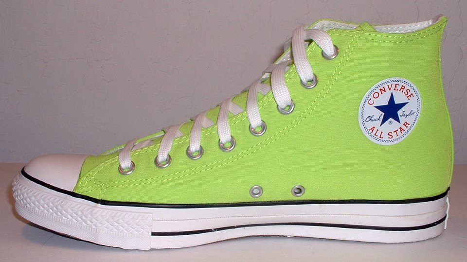 lime green chucks