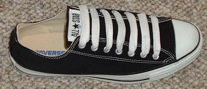 how long are converse laces