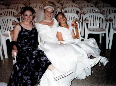 Cheryl and her bridesmaids