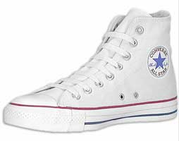 white high top Chuck Taylor sneaker