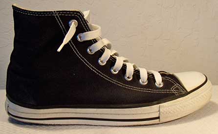 cleaned high top chuck