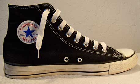 cleaned high top chuck