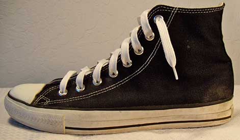 cleaned high top chuck