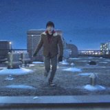 Austin Asher Stills From Shazam!  Billy starts running to the edge of the rooftop.
