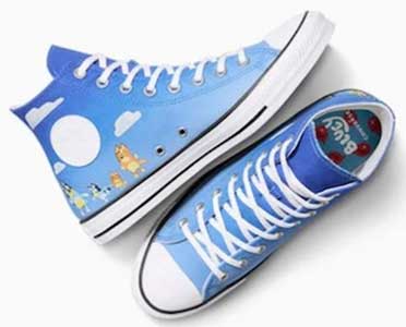 Bluey high top chucks