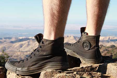 hiking chuck taylors