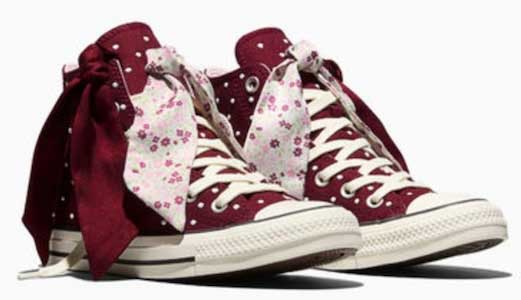 The Chuck Taylor All Star Scarf Bow high top