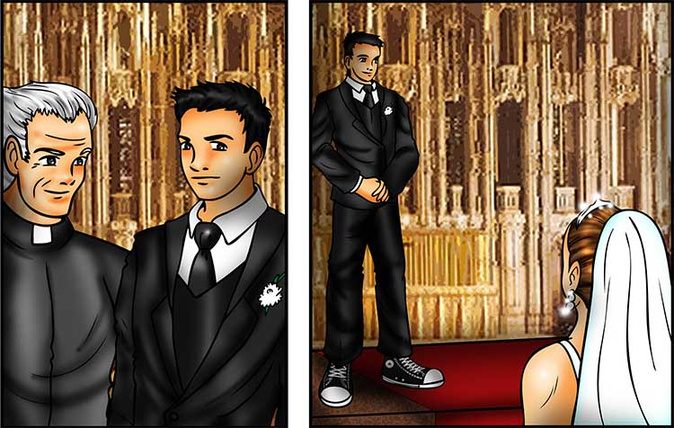 The Wedding comic part 1