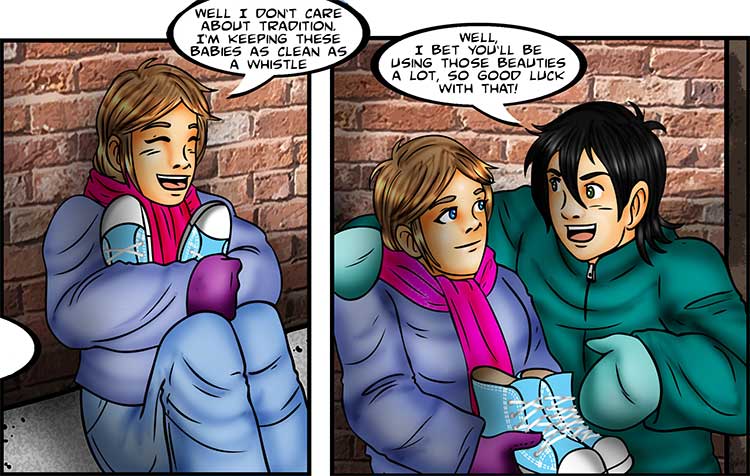 New Years Resolutions comic strip part 4