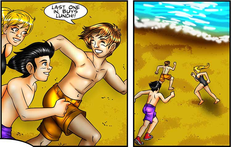At The Beach comic part 2
