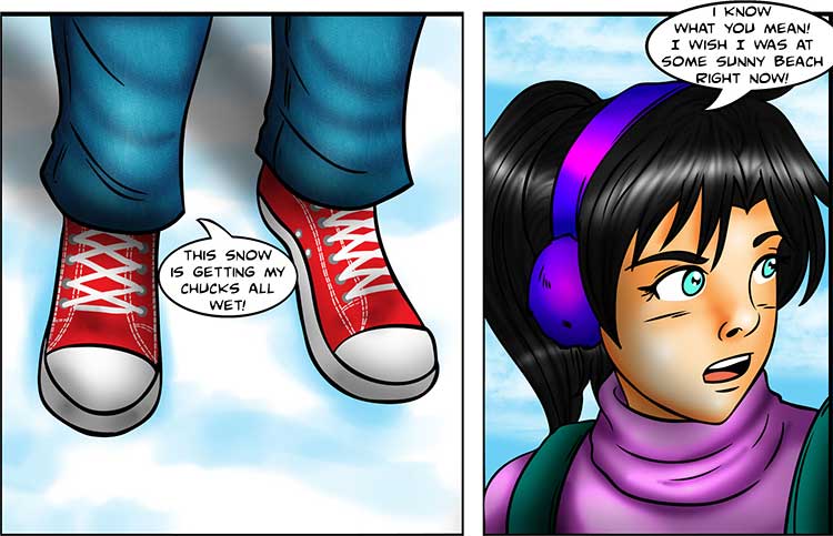 Solving The Winter Blues comic part 2