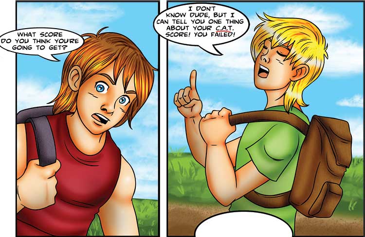 The Chucks Aptitude Test comic part 2