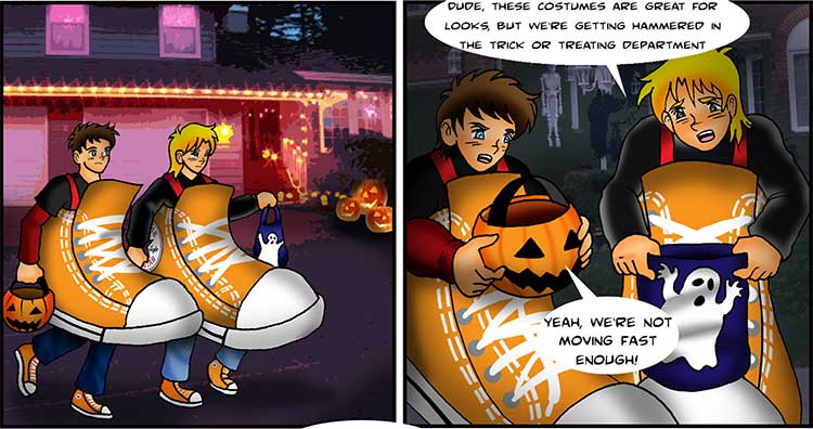 Trick or Treat! comic part 1