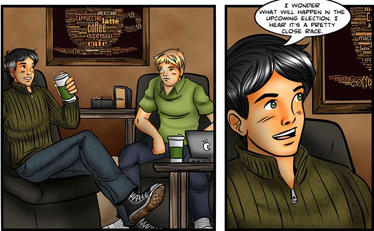 The Election comic part 1