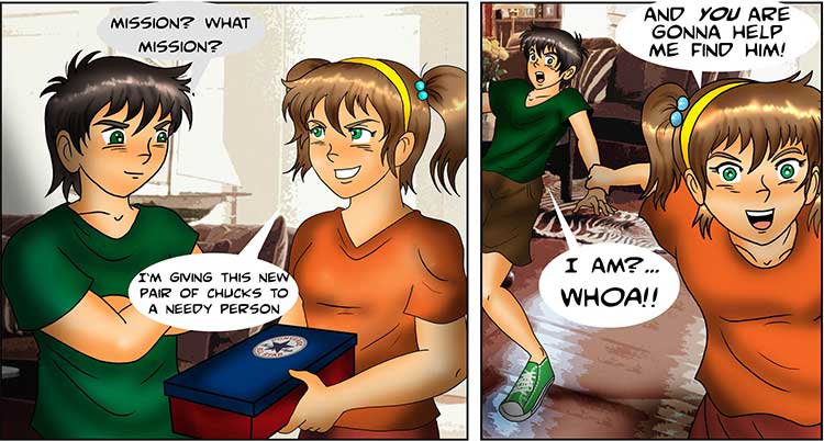 The Mission comic strip part 3