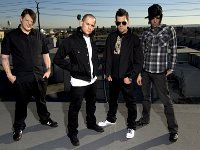 Good Charlotte  Posed outdoor shot of the band.