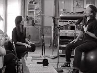 Jason Mraz  Jason wearing black high tops recording with Christina Perri.