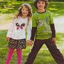 Ads With Little Kids Wearing Chucks  A boy and girl wearing chucks.
