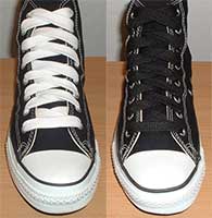 converse short laces