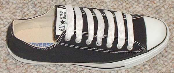 thick white shoe laces