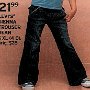 Ads for Levis and Jeans  Ad for Levi's Sienna jeans with blue chucks.