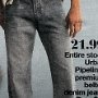Ads for Levis and Jeans  Ad for blue Urban Pipeline jeans with black chucks.