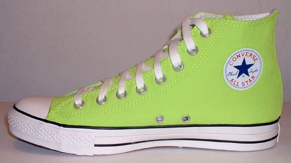 converse high tops in green