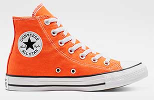golden poppy converse high tops