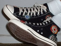 Patchwork High Top and Low Cut Chucks