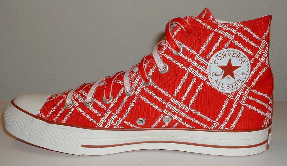 Product Red High Top Chucks