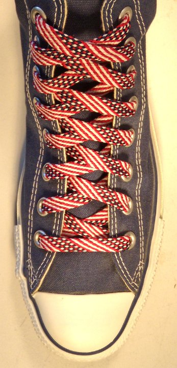 stars and stripes shoelaces