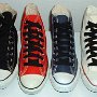 Black Retro Shoelaces  Core high tops with black retro laces.