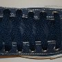 Navy Blue Retro Shoelaces  Navy blue high top with navy blue retro laces.