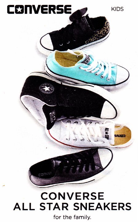 Ads for Chuck Taylor Shoes