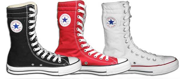 thigh high converse boots