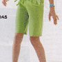 Ads for Shorts  Ad for lime green shorts with gray chucks and colored print laces.