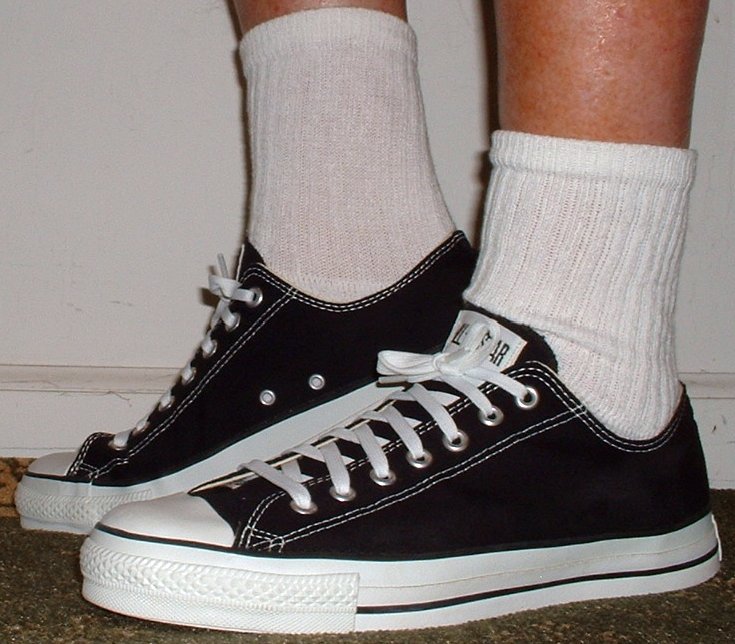 socks for low top converse