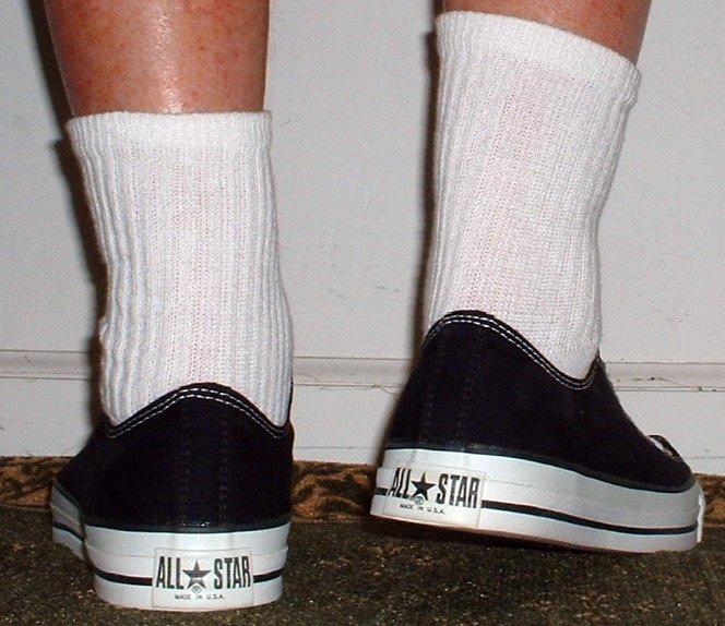 socks for low top converse