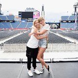 Taylor Swift  Preparing for a show at Gillette Stadium  in Foxborough, Massachusetts.