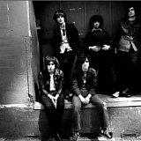 The Strokes  The band hanging out in an alley.