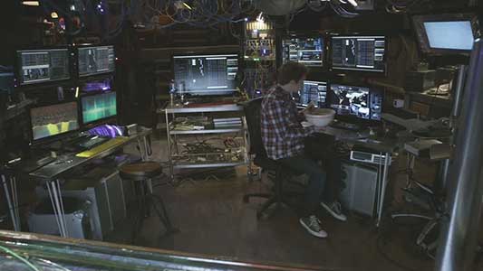 Erik Knudsen in his role as Alec Sandler in the series Continuum.