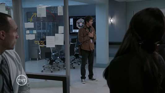 Dr. Daniel Pierce at the FBI offices in Perception