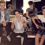 The Vamps  The Vamps in their dressing room before a concert.