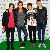The Vamps  Posed shot at a media event.