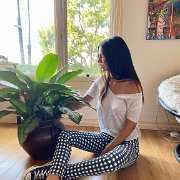 Victoria Justice  Checkerboard pants and chucks make for a chic look.