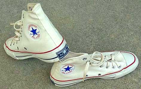 old school converse tennis shoes