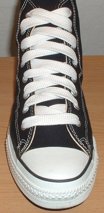 wide white laces