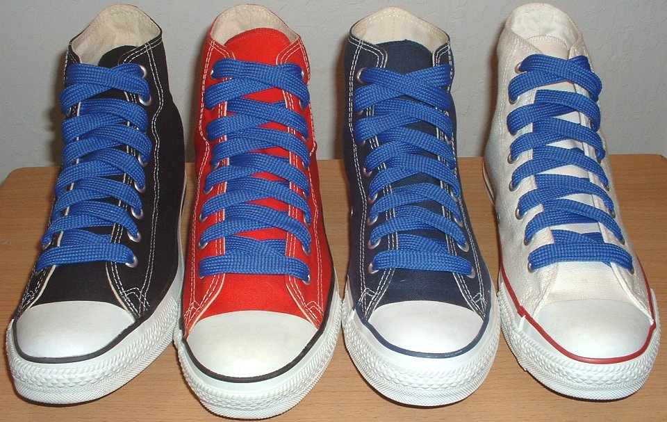 Fat (Wide) Shoelaces on Chucks, Gallery 1