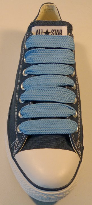 Extra Fat (Wide) Shoelaces on Low Cut 