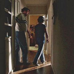 Young Sheldon  Georgie with his father.